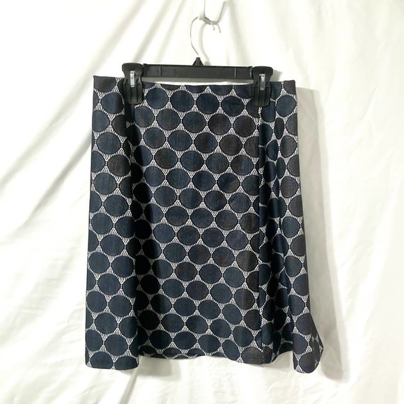 Women's L Renee C Maybell Lace Detail A-Line Mini Skirt - Picture 5 of 8